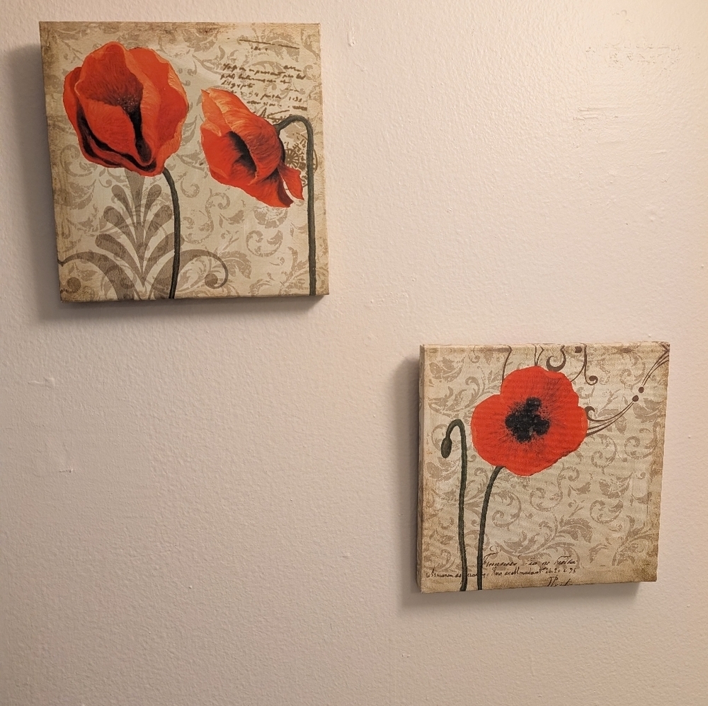 Small Wall Decor Floral Art
